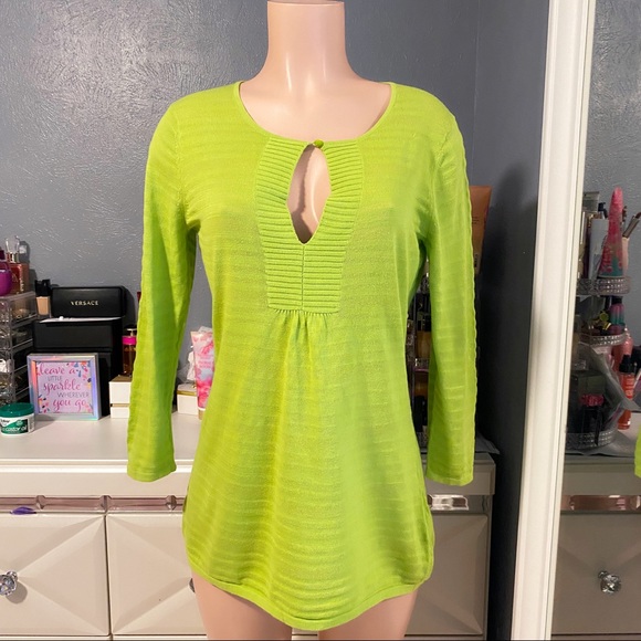 Banana Republic Tops - Banana Republic Lime Green Top